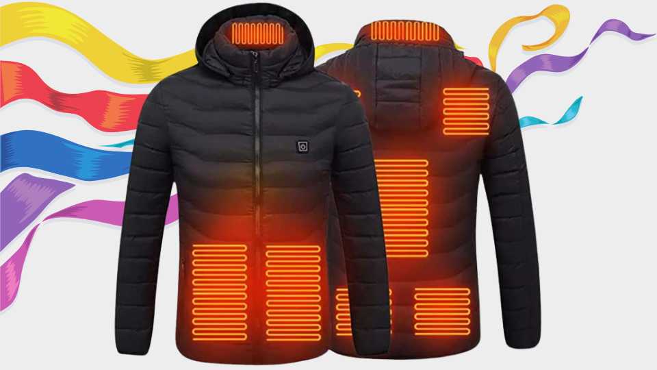 Beheizbare Jacke mit Powerbank 10000mAh Handy s Guru 2024 Beheizbare Jacke mit Powerbank 10000mAh Handy s Guru 2024